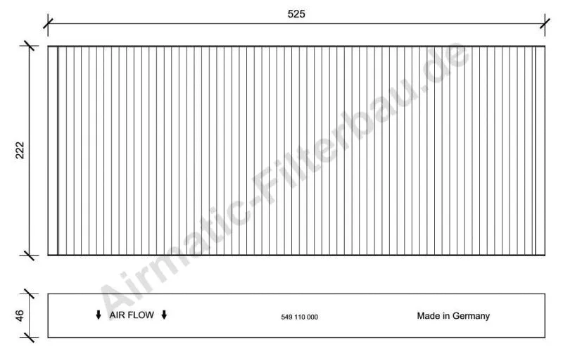 Filter, cabin air (IF0549)