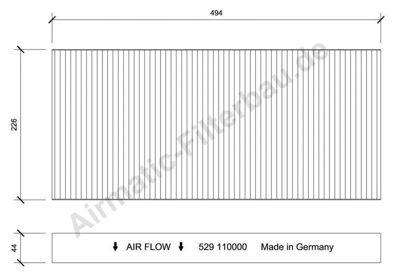Filter, cabin air (IF0529)