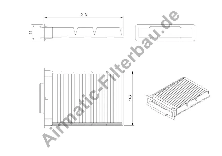 Filter, cabin air (IF1136B)