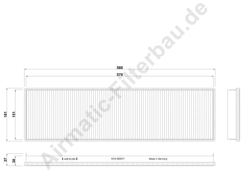 Filter, cabin air (IF1514)
