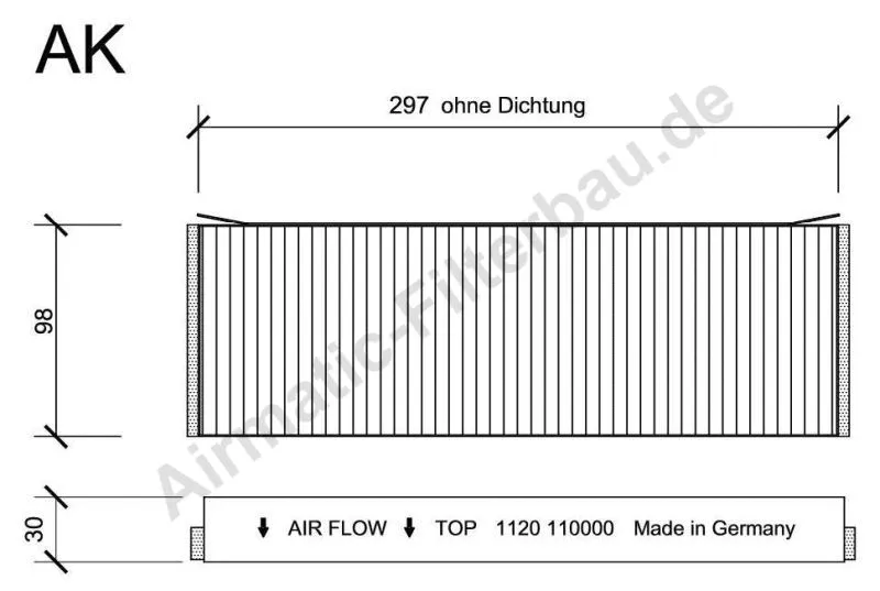 Filter, cabin air (IF1120SB)