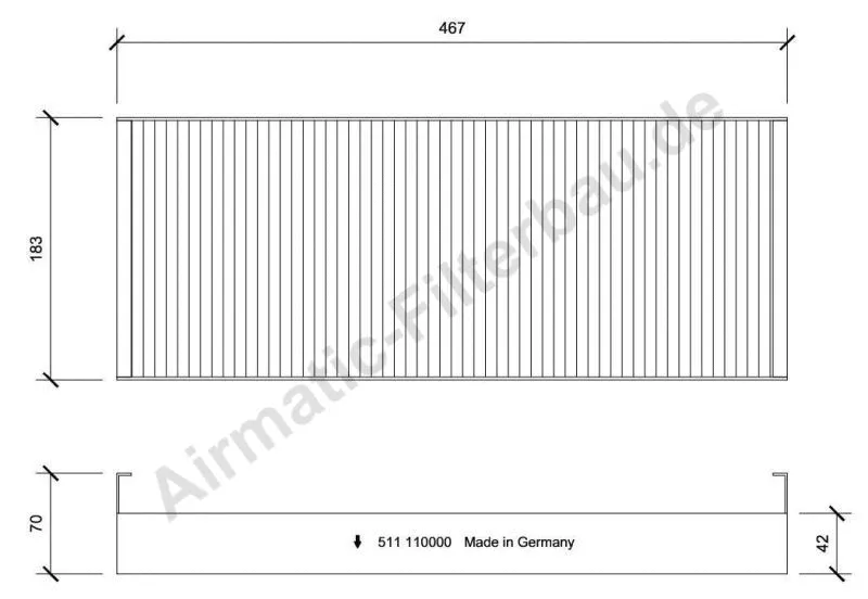 Filter, cabin air (IF0511)