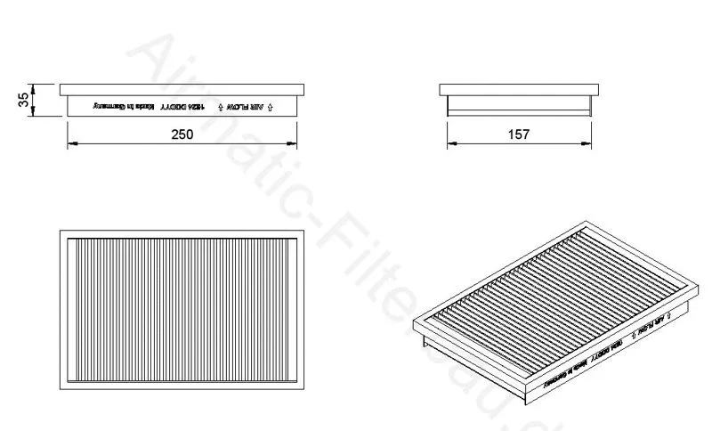 Filter, cabin air (IF1624)