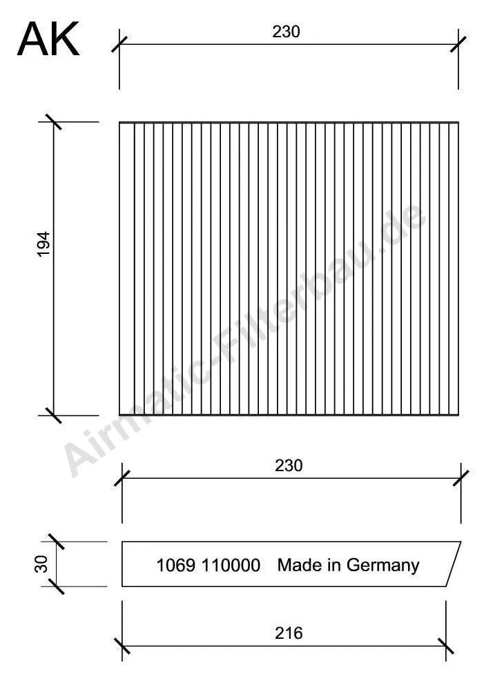 Filter, cabin air (IF1069)