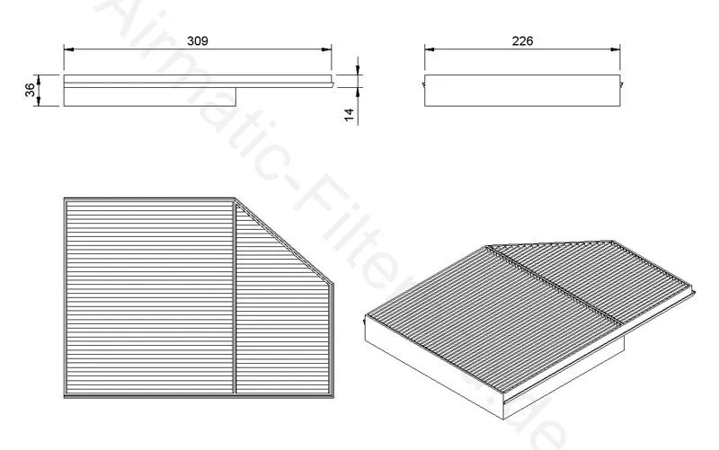 Filter, cabin air (IF1853)