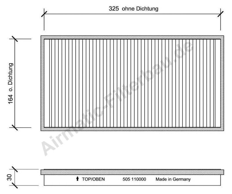 Filter, cabin air (IF0505)