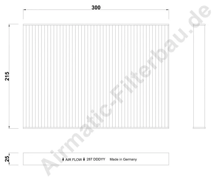 Filter, cabin air (IF0287)