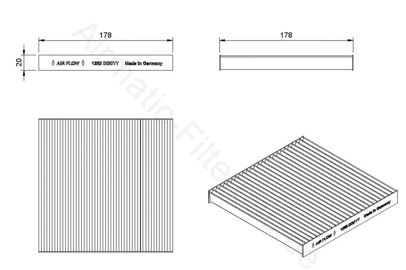 Filter, cabin air (IF1322)
