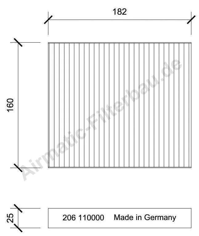 Filter, cabin air (IF0206)
