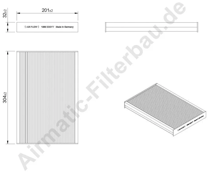 Filter, cabin air (IF1589)