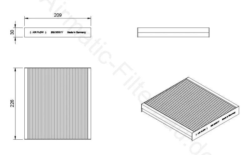 Filter, cabin air (IF0325)