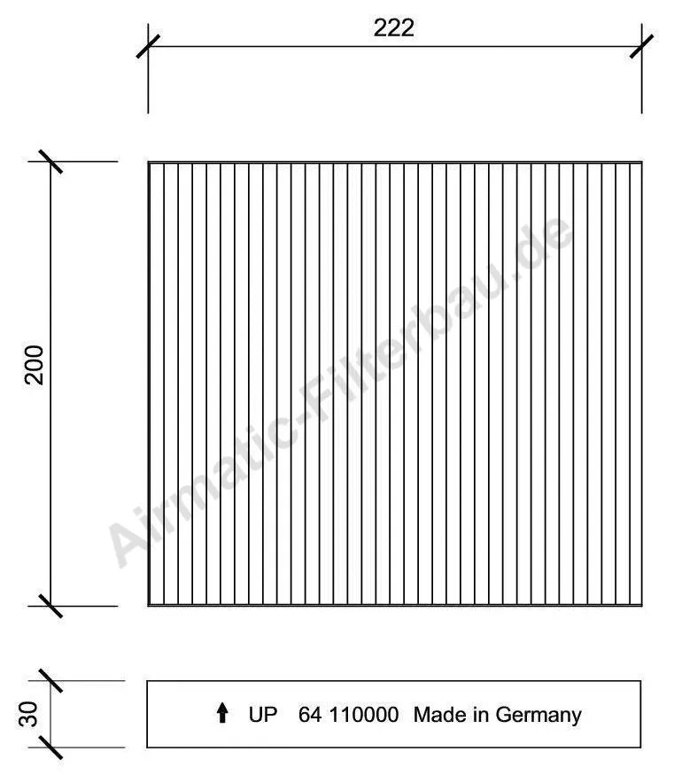 Filter, cabin air (IF0064)