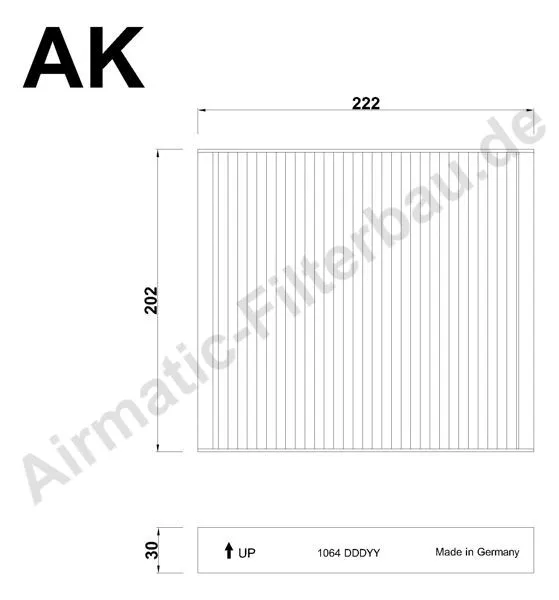 Filter, cabin air (IF1064)