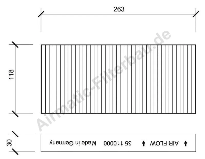 Filter, cabin air (IF0035)