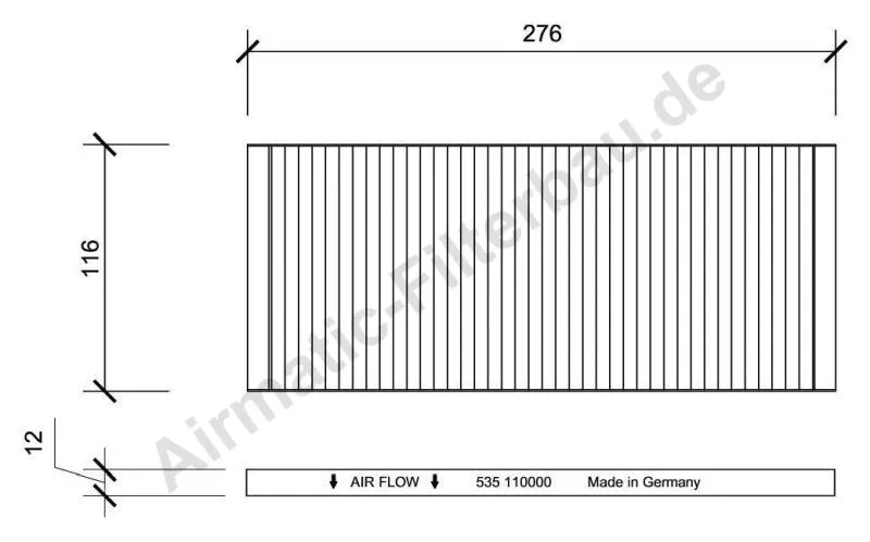Filter, cabin air (IF0535)
