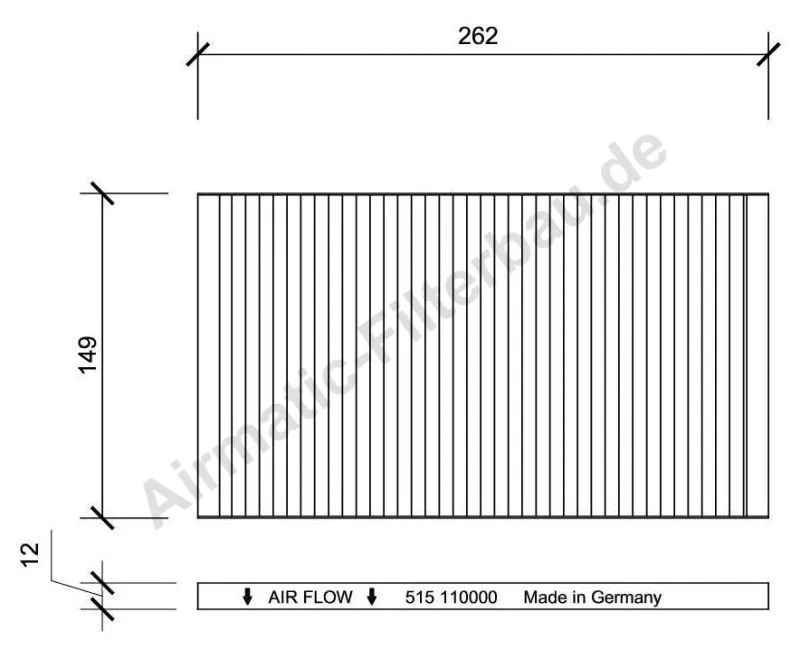Filter, cabin air (IF0515)