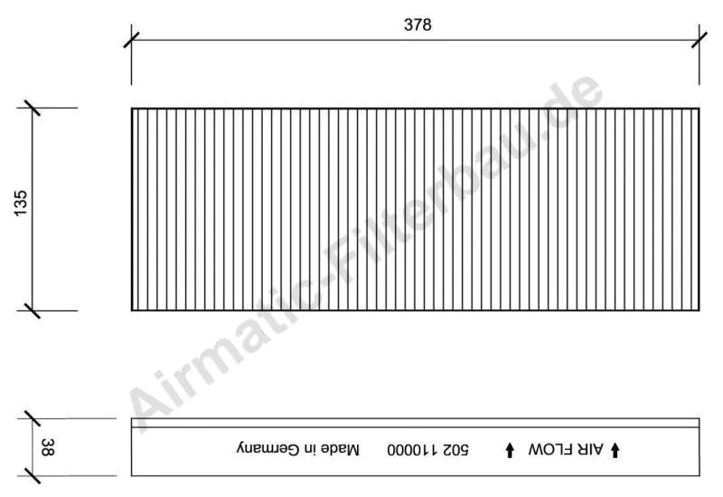 Filter, cabin air (IF0502)