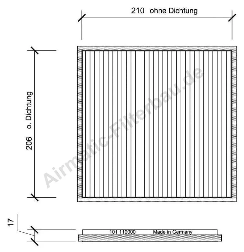 Filter, cabin air (IF0101)