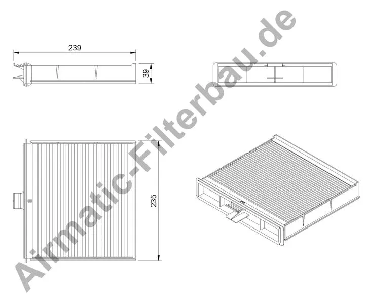 Filter, cabin air (IF1116)