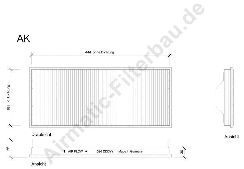 Filter, cabin air (IF1526)
