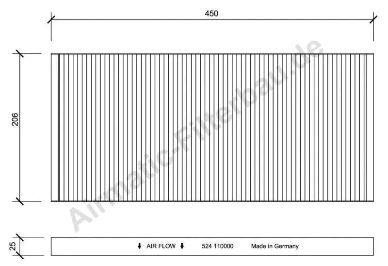Filter, cabin air (IF0524)