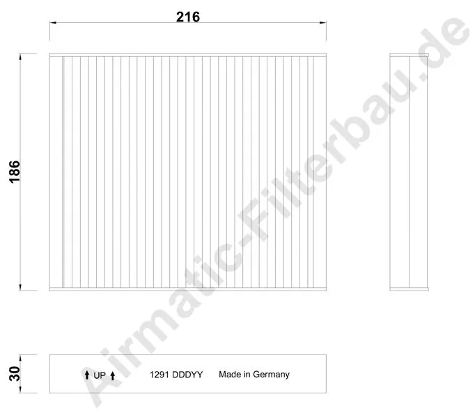 Filter, cabin air (IF1291)