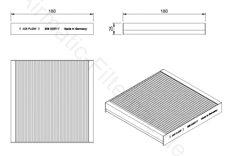 Filter, cabin air (IF0329)