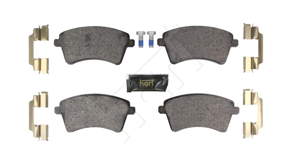 Brake Pad Set, disc brake (261 851)