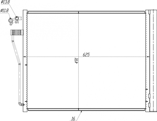 Condenser, air conditioning (636 971)