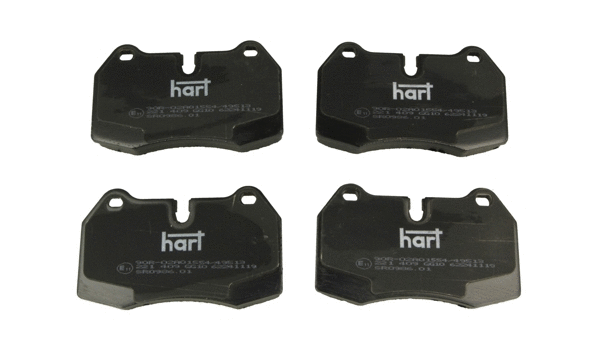 Brake Pad Set, disc brake (221 409)