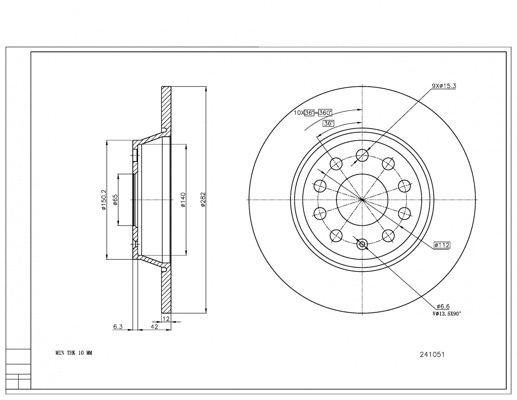 Brake Disc (241 051)
