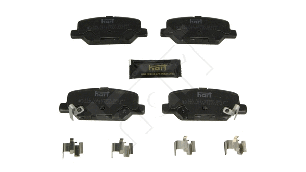 Brake Pad Set, disc brake (256 534)