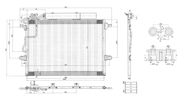 Condenser, air conditioning (606 127)