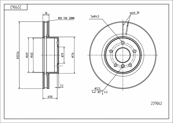 Brake Disc (229 062)