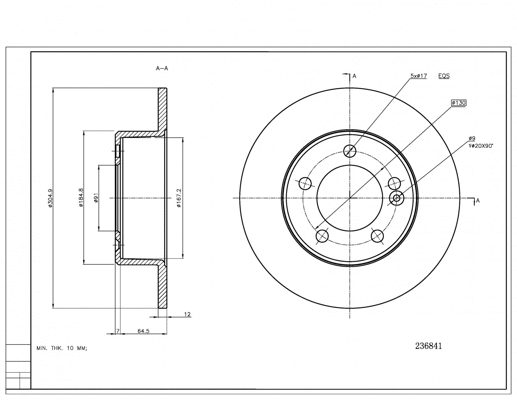 Brake Disc (236 841)