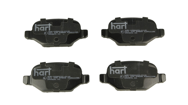 Brake Pad Set, disc brake (221 108)