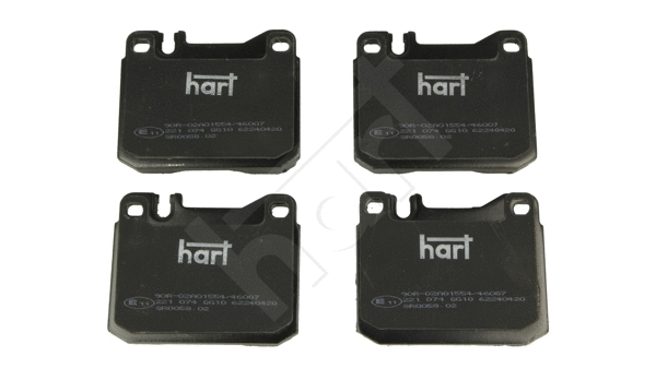 Brake Pad Set, disc brake (221 074)