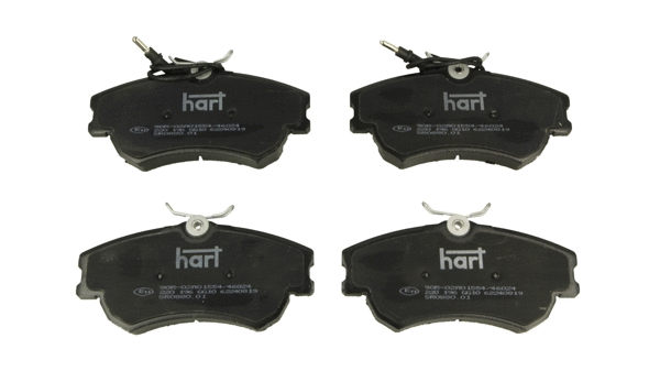 Brake Pad Set, disc brake (220 196)