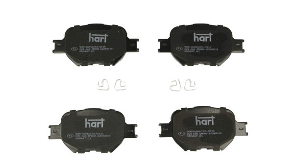 Brake Pad Set, disc brake (221 665)