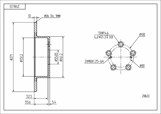 Brake Disc (218 633)