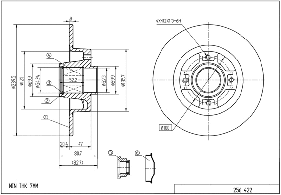 Brake Disc (256 422)