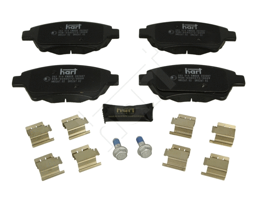 Brake Pad Set, disc brake (252 314)