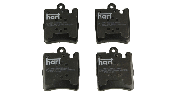 Brake Pad Set, disc brake (221 647)