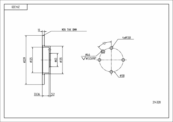 Brake Disc (214 320)