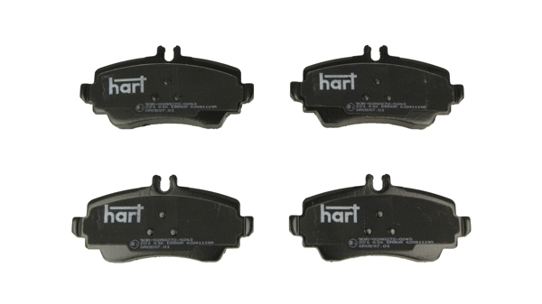 Brake Pad Set, disc brake (221 616)