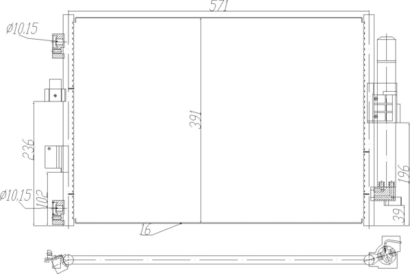 Condenser, air conditioning (623 859)