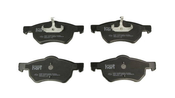 Brake Pad Set, disc brake (222 267)