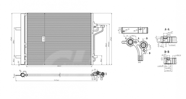 Condenser, air conditioning (621 635)