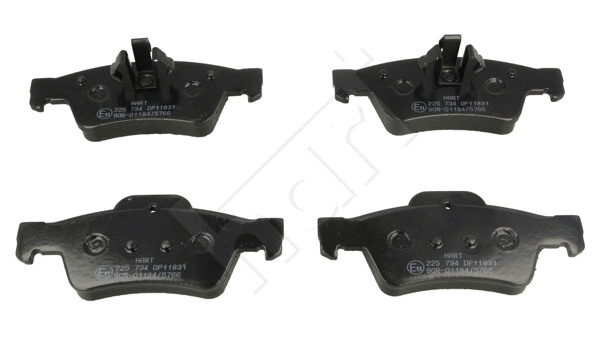Brake Pad Set, disc brake (225 734)
