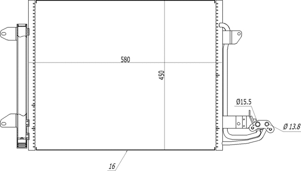 Condenser, air conditioning (606 471)
